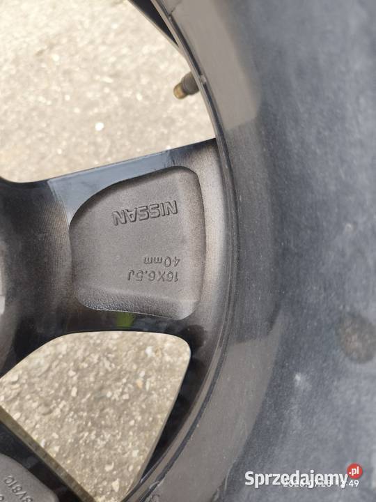 NISSAN JUKE 65Jx16 ET40 5x1143 felga aluminiowa
