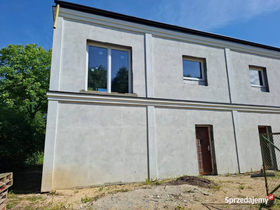 Dom bliźniak 94m24p Oleśnica Wądoły ogródek