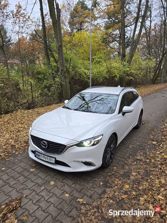 Mazda 6 full piekna biled skóra 20 benzyna lift tempomat Warszawa