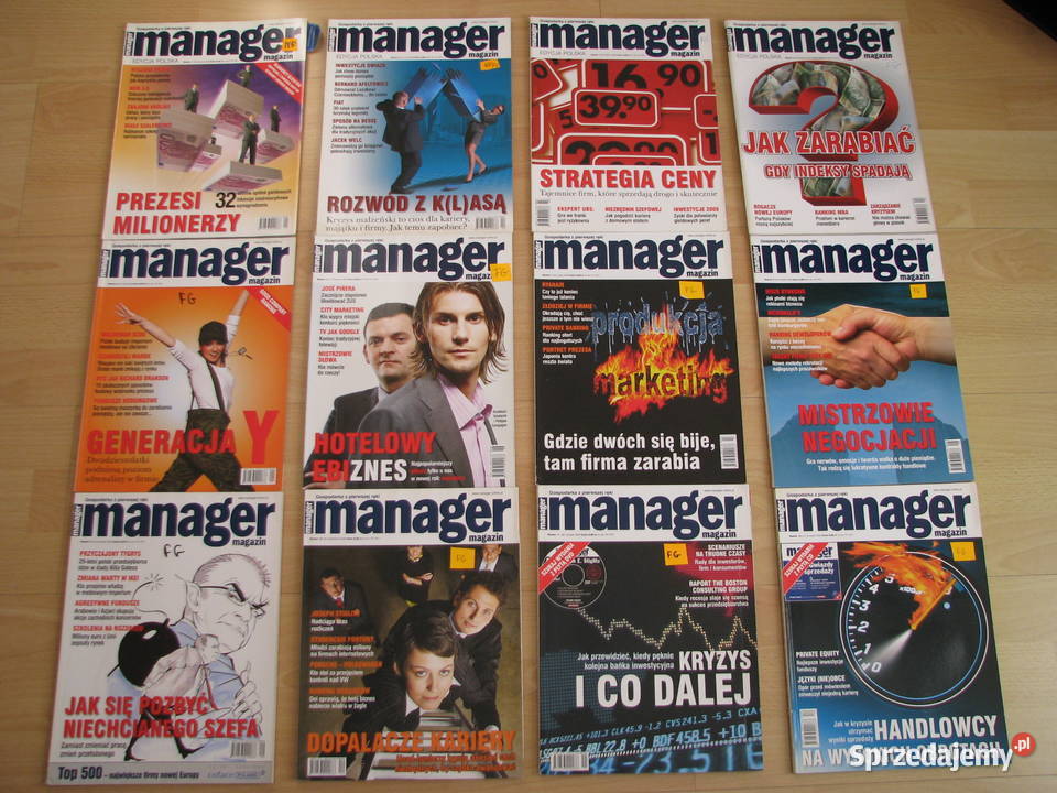 Manager Magazin miesięcznik 2005r 2006r 2007r małopolskie