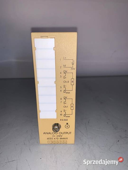 Analog Output 2 x 10V 6ES5 4708ma11 Simatic S5 mazowieckie Warszawa