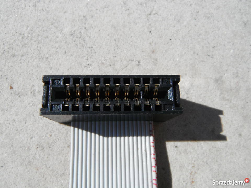 Taśma komputerowa kabel 20 żyłowy z wtyczkami ok Biznes i Przemysł Chlewiska