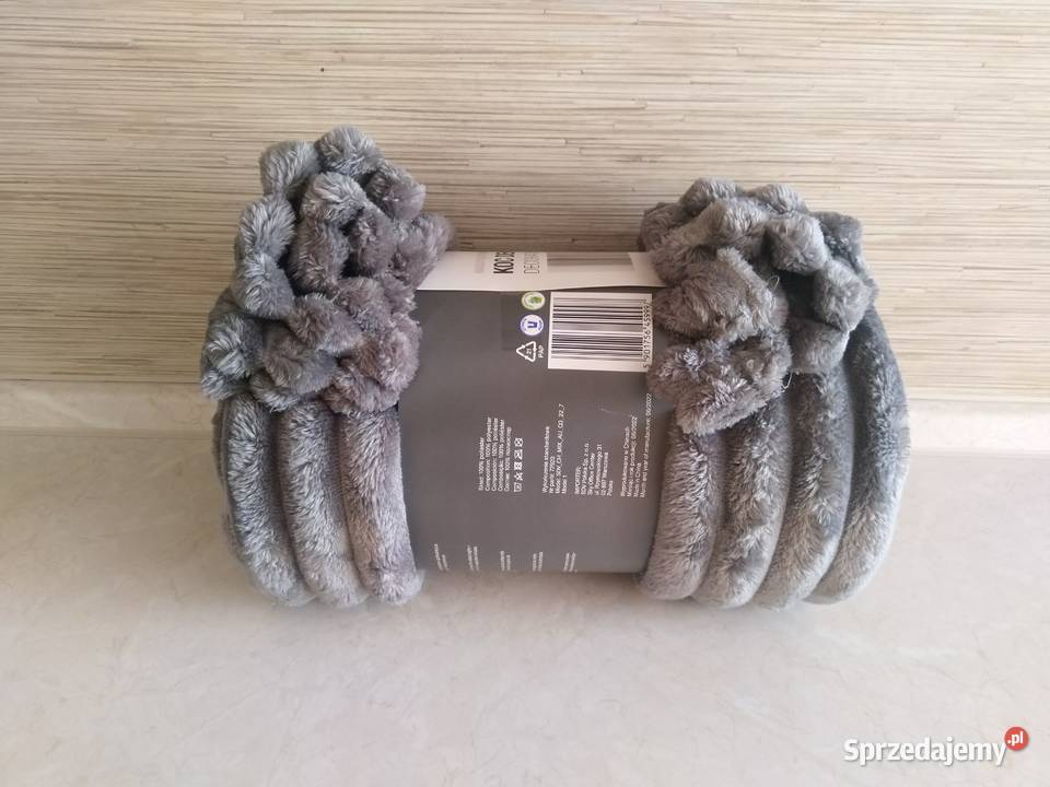 NOWY Koc Dekoracyjny Kocyk Narzuta 150 x 180 Zabrze