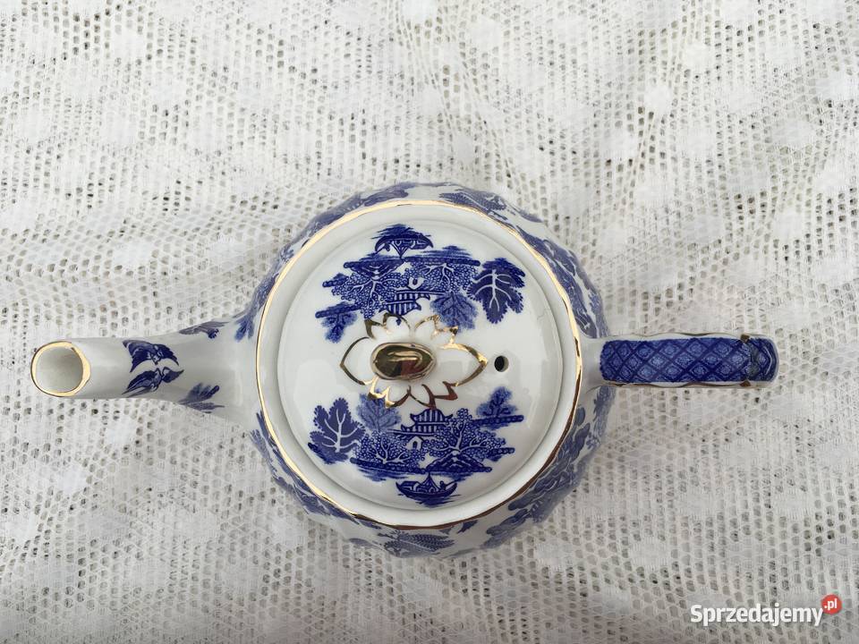 Czajnik Sadler Blue Willow Vintage Anglia