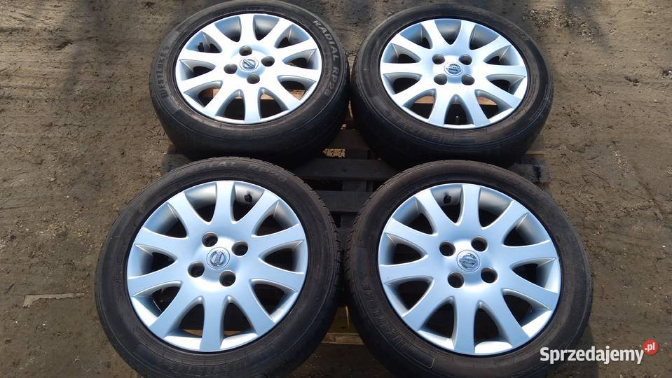 Koła Nissan felgi aluminiowe 16 4x1143 opony Bystrzyca Kłodzka