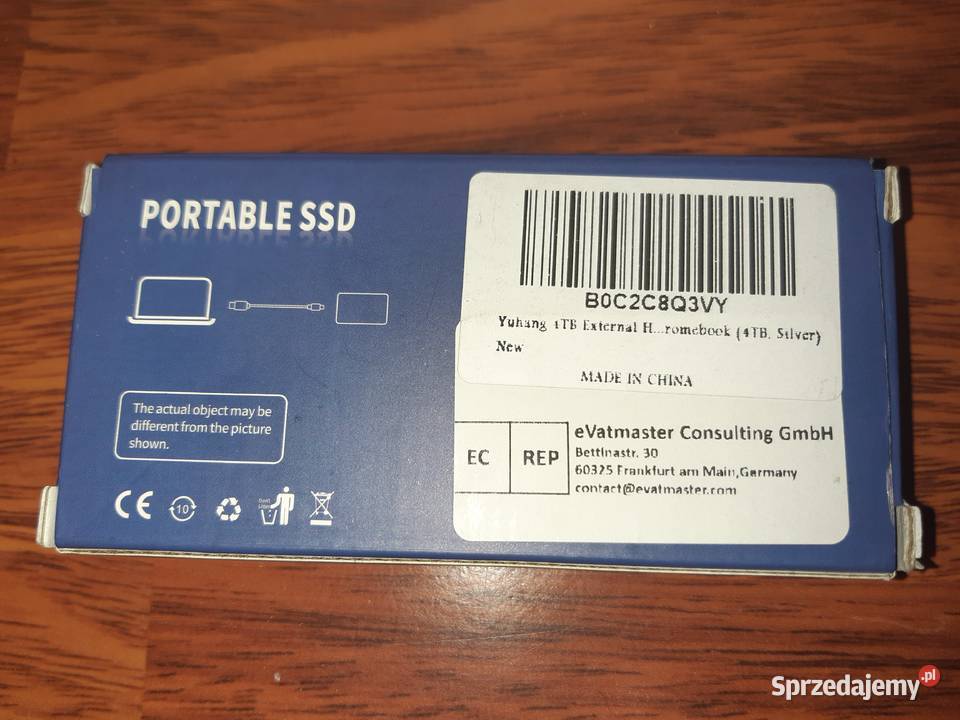 Dysk Zewnętrzny 4TB Portable SSD Nowy Łódź