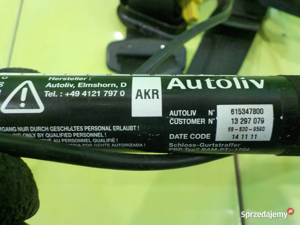 ORLANDO 20 VCDI 13r pas bezpieczenstwa lewy sprzedam