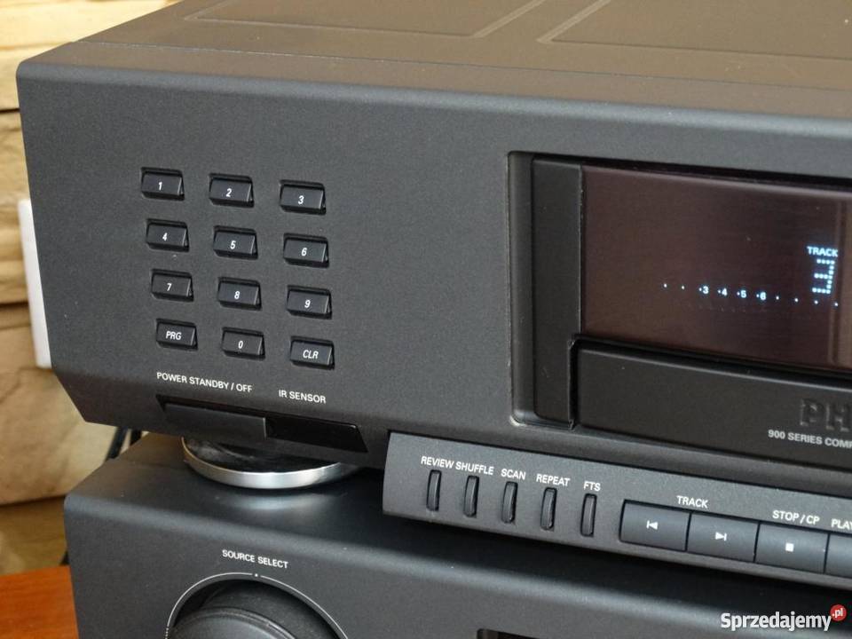 Amplituner Philips z CD mocny i sprawny 460 wat Jasło