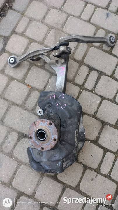 Kompletna zwrotnica prawa A6 C6 4F oryginał Lubin