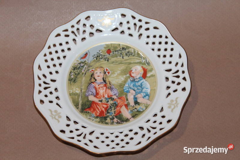 Ażurowy talerzyk Jenny Nystrom 5 Szczecin