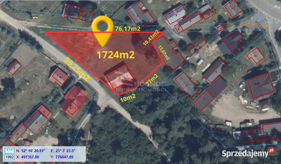 Piękna działka budowlana w Serpelicach