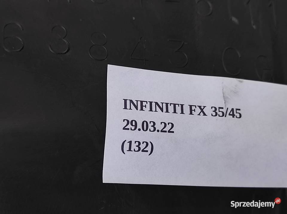 NADKOLE LEWE PRZÓD CZĘŚĆ TYLNA INFINITI FX35 Nowy Tomyśl