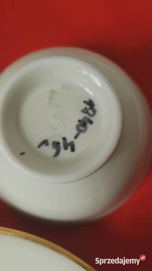 Filiżanka ecru trio Filiżanki i spodki Lublin