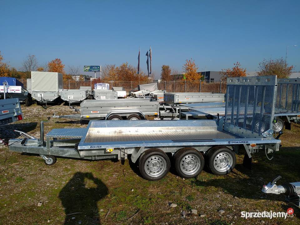 Przyczepa pod minikoparkę Laweta Temared 3500DMC