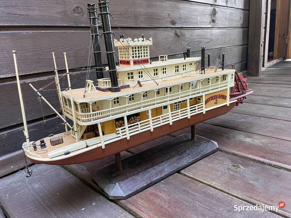 Model parowca tylnokołowego Western River Elbląg sprzedam