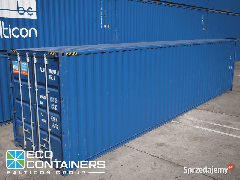 Kontener magazynowy morski 40HC podwyższany nowy Busko-Zdrój