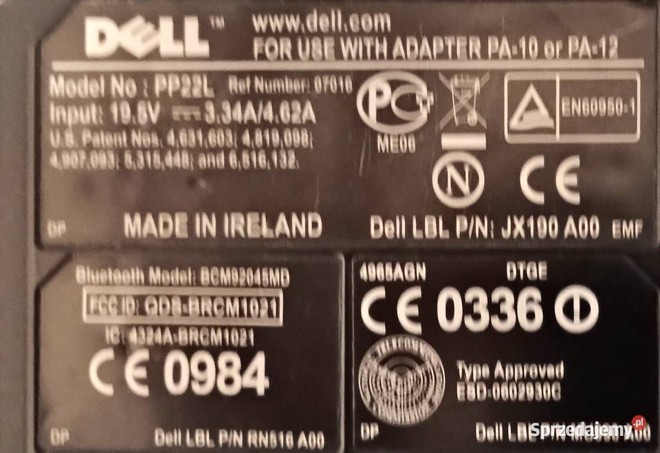 Laptop Dell Latitude D620 Elektronika Wągrowiec