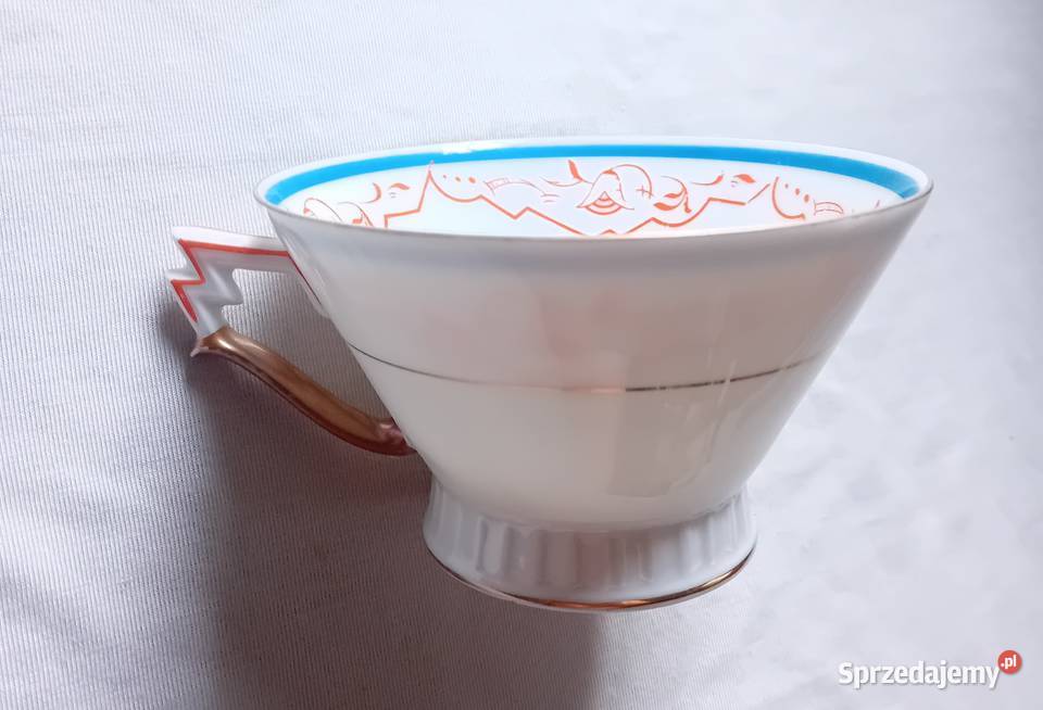 Filiżanka art deco Hutschenreuther Arzberg Porcelana i szkło Koźminek sprzedam
