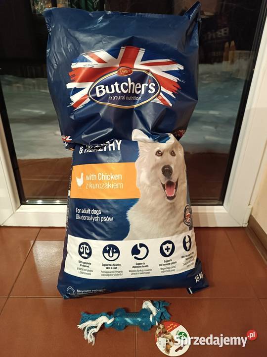 15 karma sucha Butchers z kurczakiem Zabawka Szczyrk