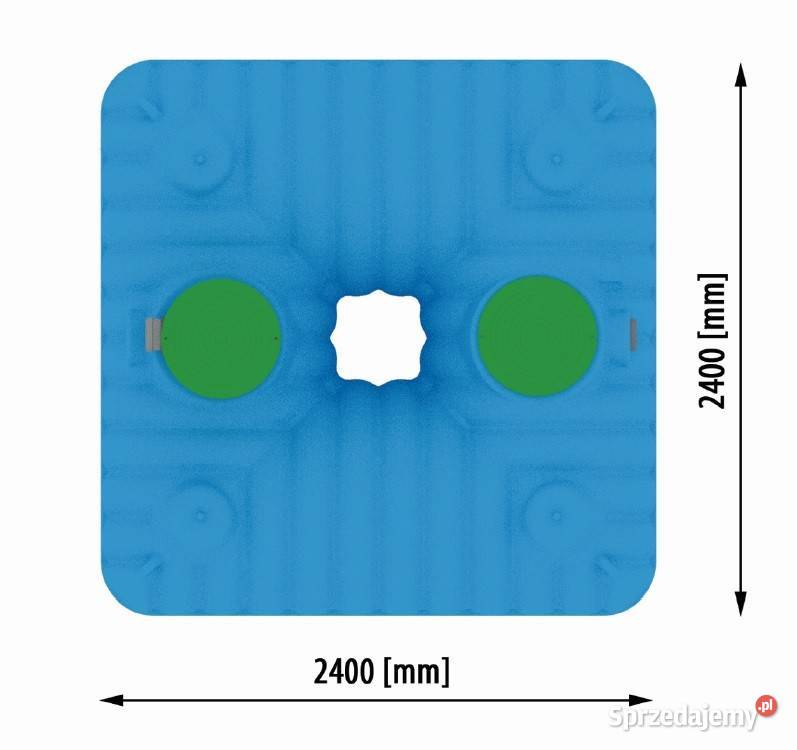 ZBIORNIK NA WODE DESZCZOWĄ 5000L BOLT PŁASKI Kraków