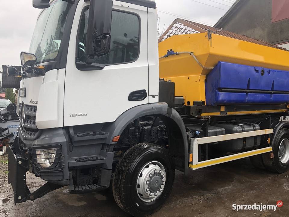 Mercedes Arocs 2014 euro 6 4x4 schmidt 6m3 pług Ropczyce