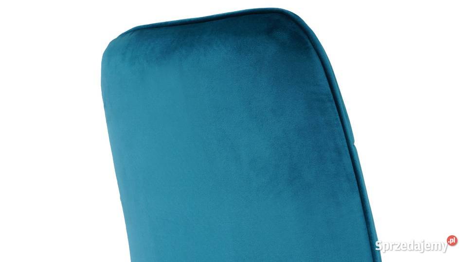 Krzesło AXEL Tkanina Welur Podstawa stal LOFT