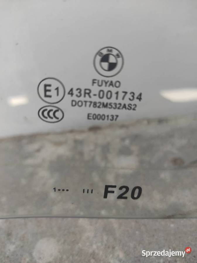 BMW seria 1 szyba tył boczna Rzgów