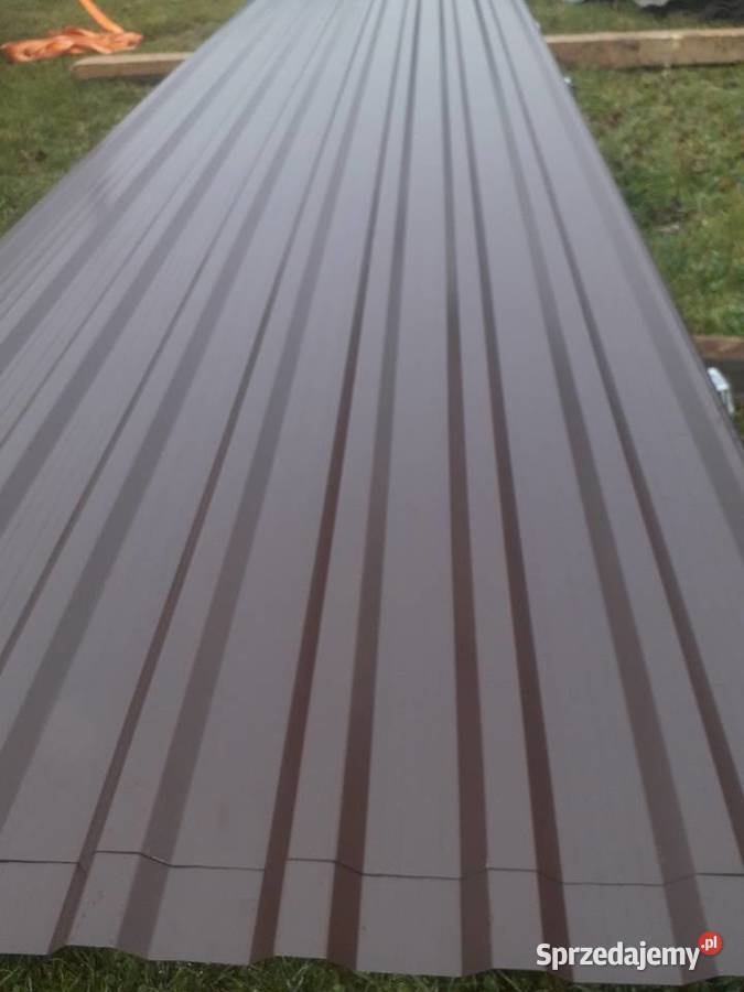 BLACHA TRAPEZOWA T-18  24,50 zl/m2 BRĄZ połysk Karmanowice