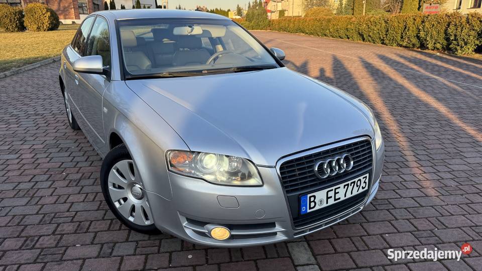 Audi A4 18T 163 Grzane Skóry Bixenon Zadbany manualna Tarnowskie Góry