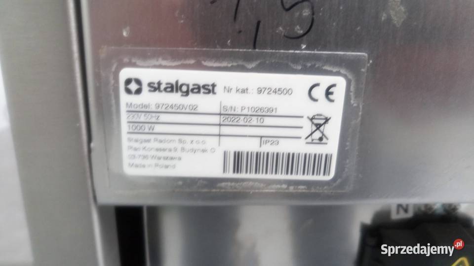 Podgrzewacz do frytek nastawny elektryczny Gastronomia Wrocław