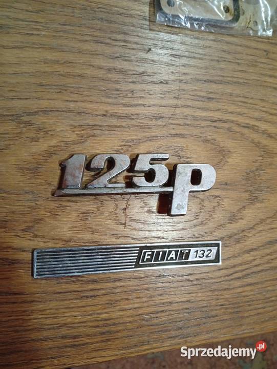 Znaczki fiat 125p 132 stan Siemianowice Śląskie sprzedam