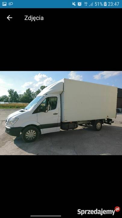 Kontener lekki Sprinter Crafter Łukowa