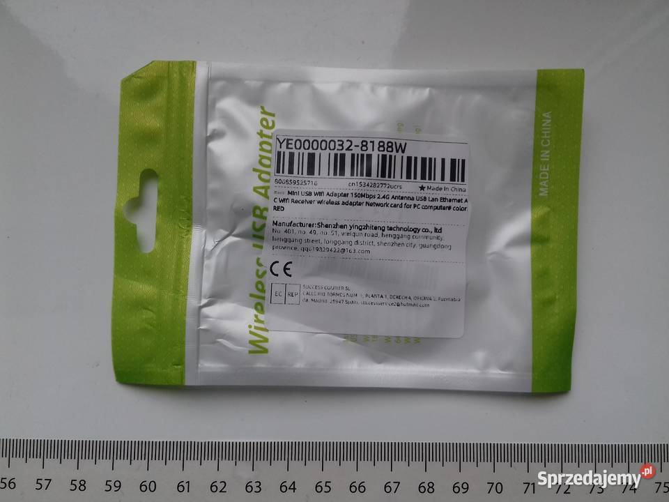 Mini USB WiFi Adapter RTL8188 150Mbps karta Bydgoszcz