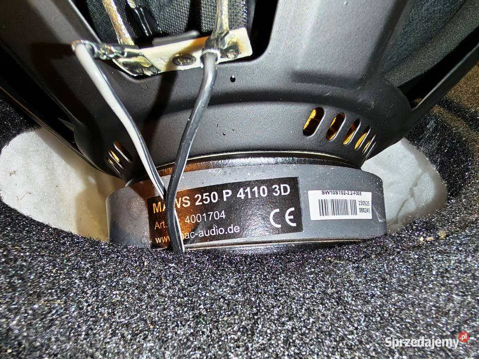 Skrzynia basowa bassowa subwoofer tuba Mac Audio Niegowonice