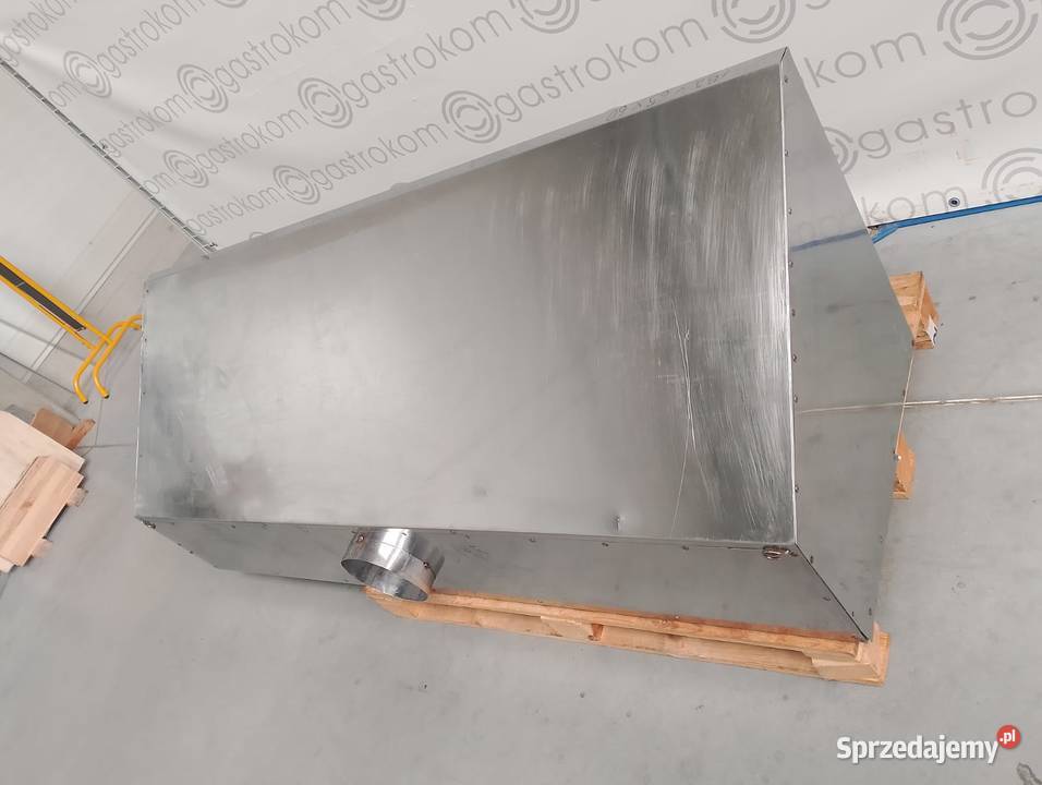 Okap przyścienny trapezowy 192x65x60 bez łapaczy Wrocław sprzedam