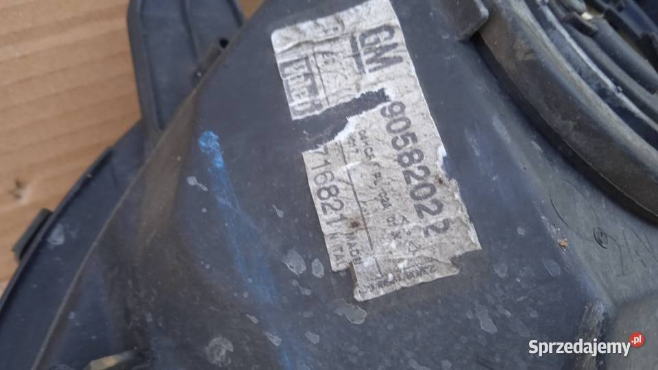 ZAFIRA A LAMPA PRZÓD PRAWA EU wielkopolskie Zbierkowo