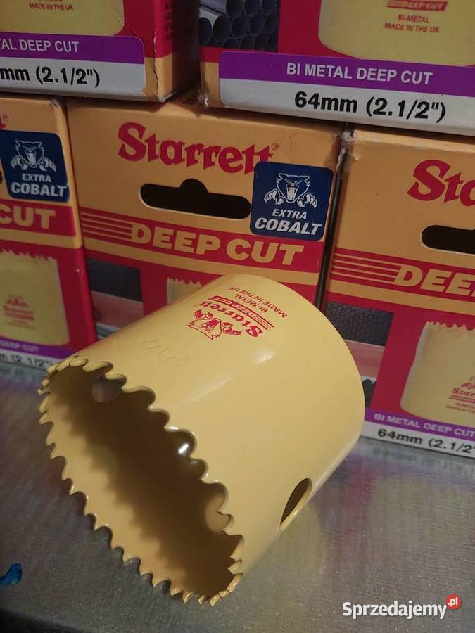 Otwornica Starrett fi 64mm plus drill pilot