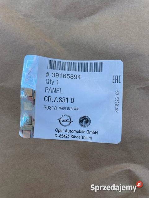 KRATKA ZDERZAKA PRZÓD OPEL COMBO E NOWE 39165894