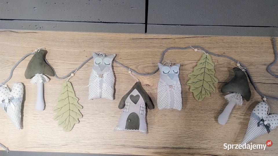 Girlanda jesienna dekoracja do salonu handmade Pozostałe sprzedam