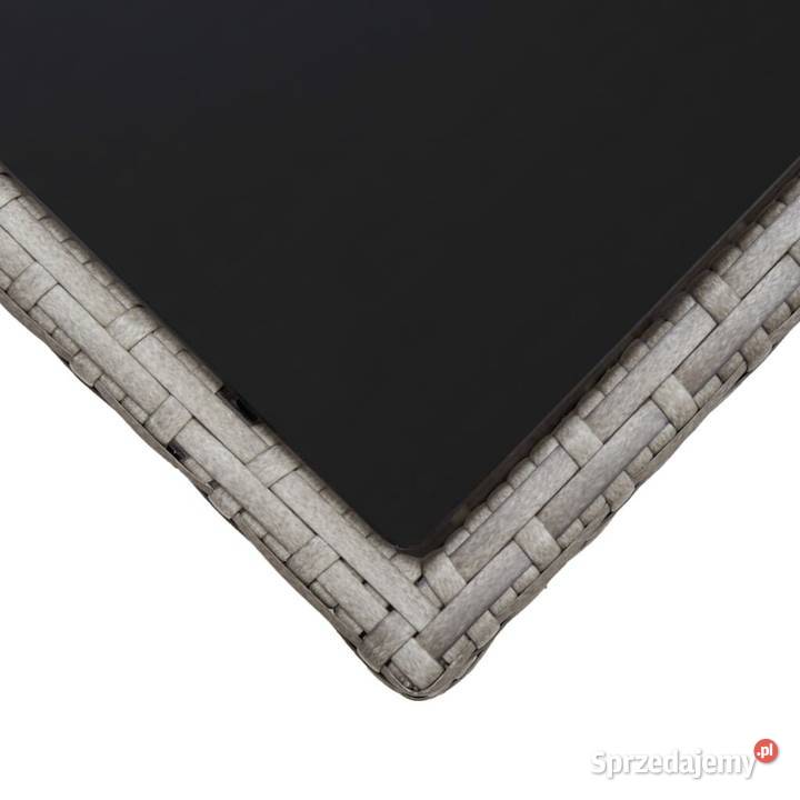 vidaXL Stolik kawowy szary 45x45x40 rattan PE i Meble Warszawa
