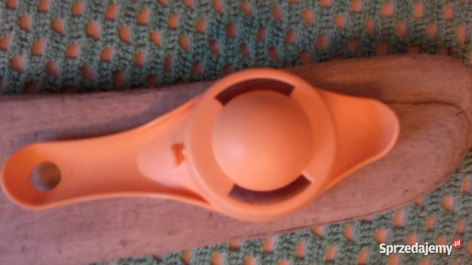 DWA ODDZIELACZE DO ŻÓŁTEK TUPPERWARE odcienie pomarańczowego  wielkopolskie Rogoźno