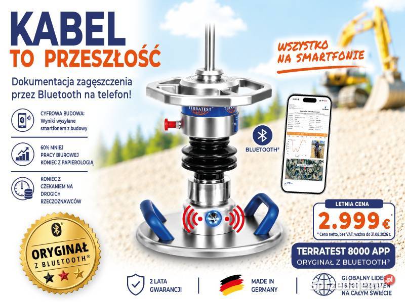 Nowa lekka płyta dynamiczna Terratest w pełni Janki