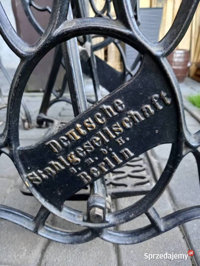 Stare nogi podstawy maszyny do szycia PRL Antyki Rawicz