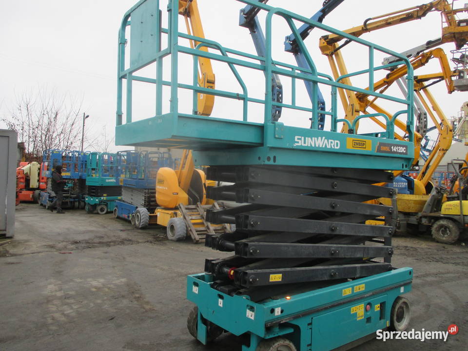 Podnośnik nożycowy14 m Sunward SWSL1412DC Dźwigi, podnośniki Pleszew