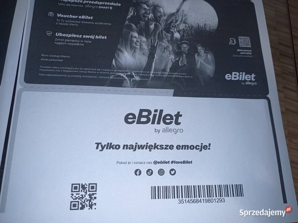 Bilet na KSW Gliwice sprzedam
