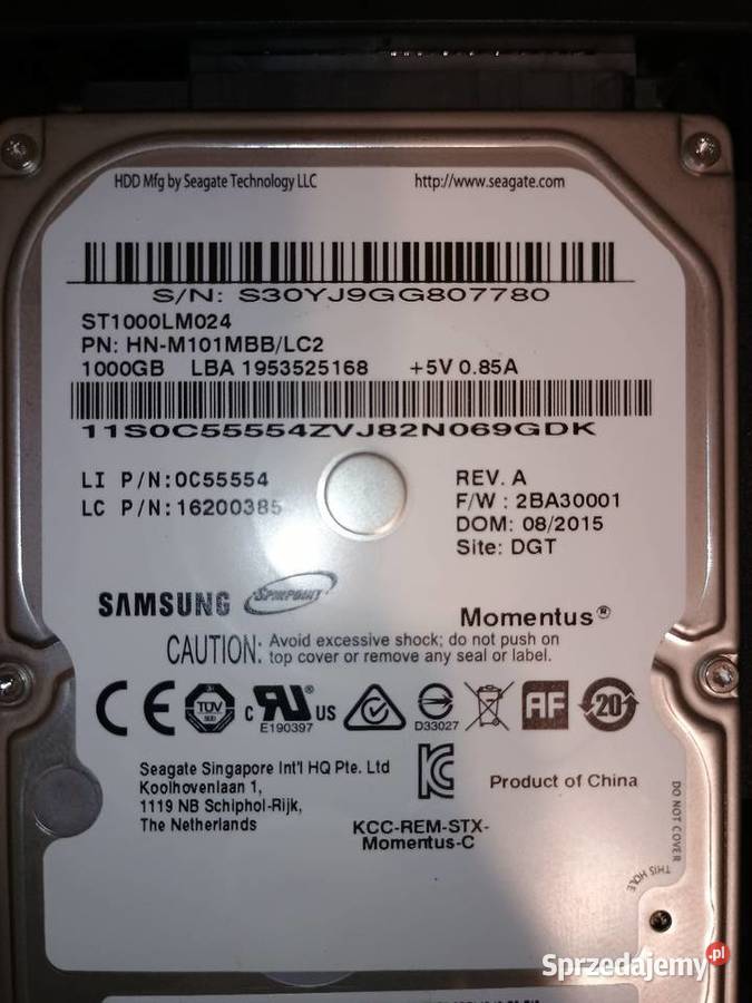 Dysk zewnętrzny HDD 1 TB Wągrowiec