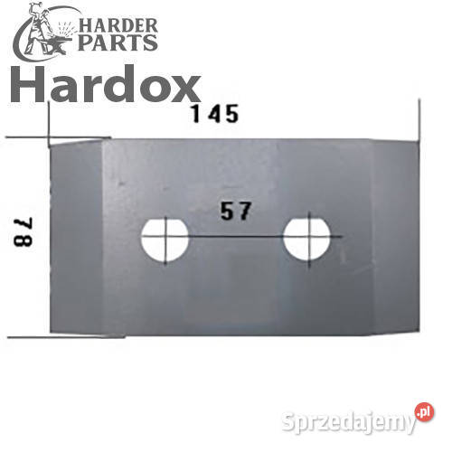 Piętka płozy HARDOX 073614S części do pługa Części zamienne