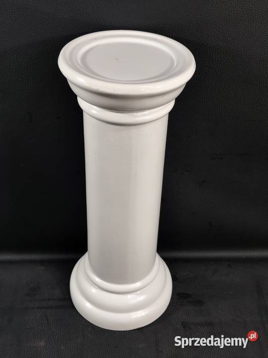 Ceramiczna kolumna postument kwietnik retro Kwietniki Poddębice