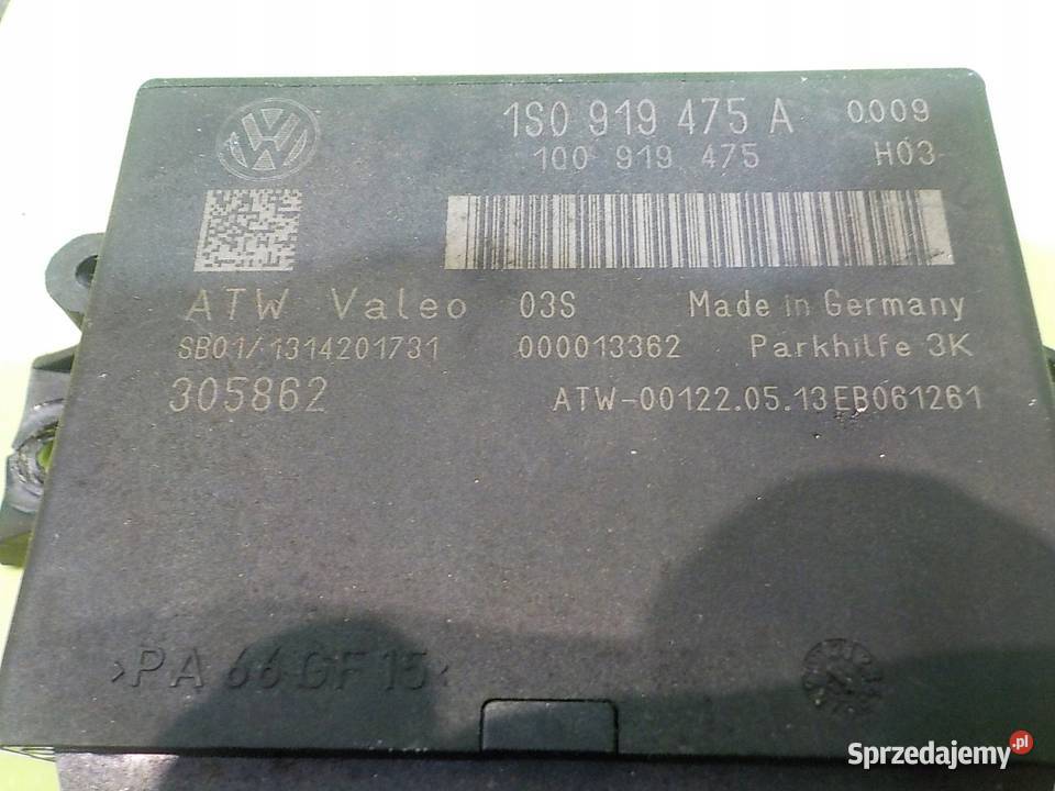 VW UP 10 B 13r 3D modul sterownik parkowania PDC Suków