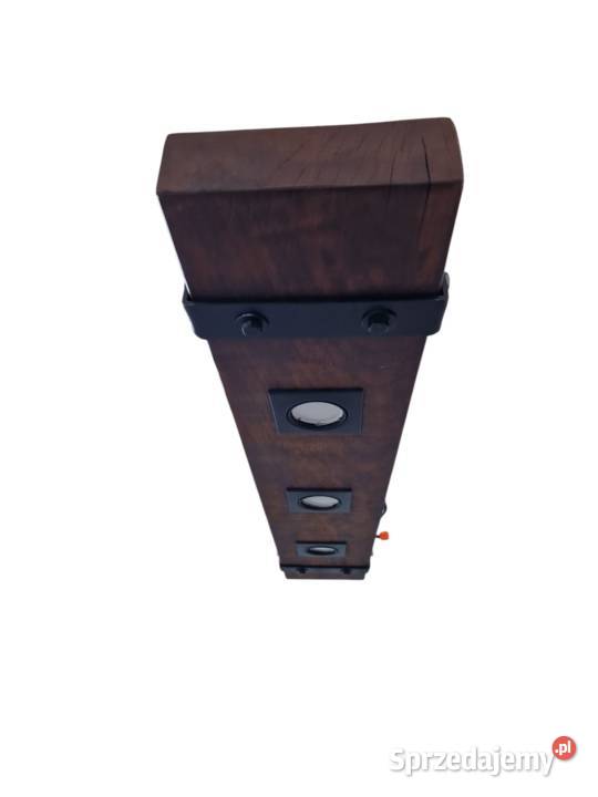 Lampa loftowa z litego drewna ręcznie robiona Lampy wiszące Tarnobrzeg